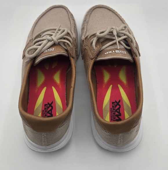 Skechers | Tan Goga Max Boat Shoes Size 8.5 - Picture 4 of 9